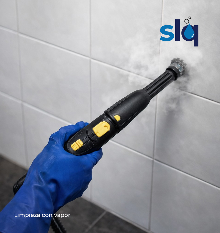 Limpieza con vapor